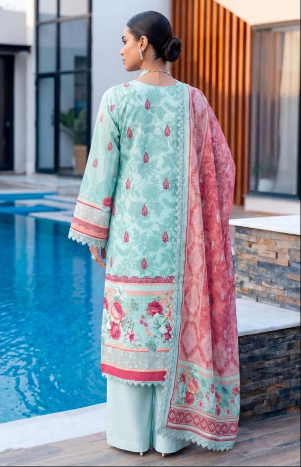 3PC UN-STITCHED LAWN RCL-90